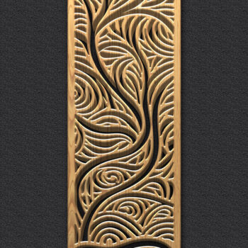 Intra απο ξύλο plywood 3mm-4mm πάχος - Πακέτο πάνελ κοπής με φλοράλ λέιζερ Δίασταση 3600x5400 cm INTRAFABR-102942108 - Image 6