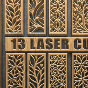 Intra απο ξύλο plywood  Χρώμα wenge 3mm-4mm πάχος - Πακέτα λουλουδιών κοπής με λέιζερ Δίασταση 3600x5400 cm INTRAFABR-14404687