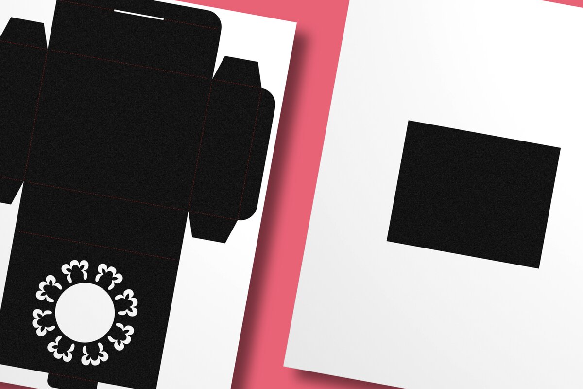 Intra απο ξύλο plywood  Χρώμα wenge 3mm-4mm πάχος - Μπομπονιέρα με λουλουδάτο καρέ Ορθογώνιο Μπομπονιέρα Δίασταση 10x8 cm INTRAFABR-97571194