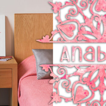 Intra απο ξύλο plywood  Χρώμα wenge 3mm-4mm πάχος - Floral Mandalas: Whole, Split, Monogram Δίασταση 30x30 cm INTRAFABR-34222907 - Image 2