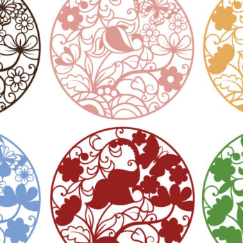 Intra απο ξύλο plywood  Χρώμα wenge 3mm-4mm πάχος - Floral Πολυστρωματική Διακόσμηση Δίασταση 15x15 cm INTRAFABR-120389807 - Image 9