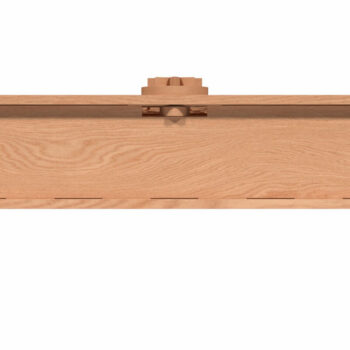 Intra απο ξύλο plywood  Χρώμα wenge 3mm-4mm πάχος - Ξύλινο κουτί με λουλουδάτο σχέδιο Δίασταση 30x30 cm INTRAFABR-119466546 - Image 6