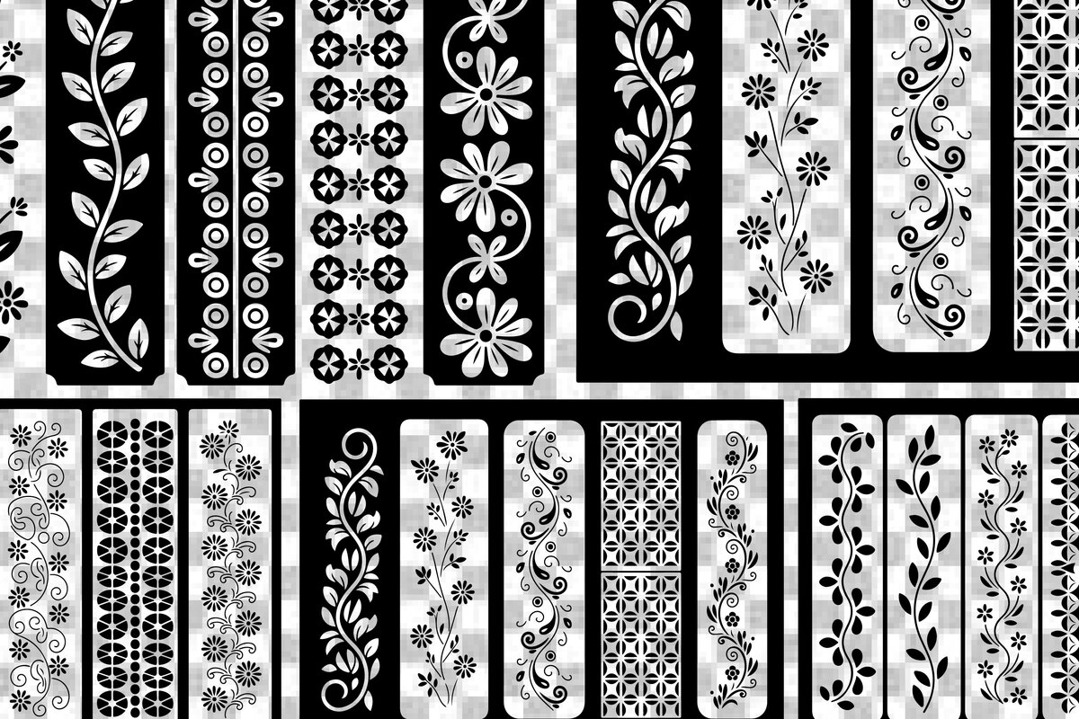 Intra απο ξύλο plywood  Χρώμα wenge 3mm-4mm πάχος - Στένσιλ νυχιών με λουλουδάτο σχέδιο με λέιζερ Δίασταση 4x4 cm INTRAFABR-86046588