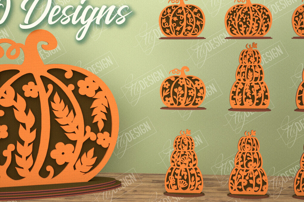 Intra απο ξύλο plywood  Χρώμα wenge 3mm-4mm πάχος - Πακέτο λουλουδιών κολοκύθας | Στολίδι κολοκύθας Δίασταση 6x6 cm INTRAFABR-110809871