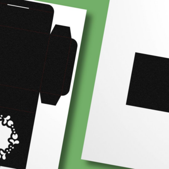 Intra απο ξύλο plywood  Χρώμα wenge 3mm-4mm πάχος - Μπομπονιέρα με φλοράλ Δαχτυλίδι Ορθογώνιο Μπομπονιέρα Δίασταση 10x8 cm INTRAFABR-110670738 - Image 1