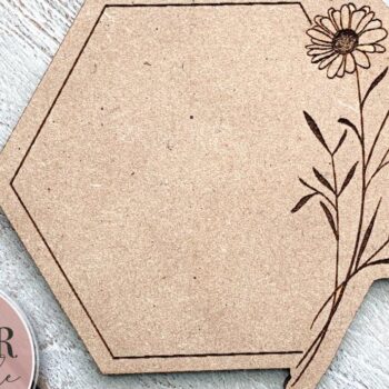 Intra απο ξύλο plywood Χρώμα wenge 3mm-4mm πάχος - Floral Sign Bundle Δίασταση 30x20 cm INTRAFABR-113498849 - Image 8