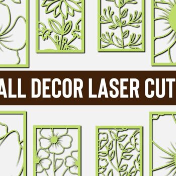 Intra απο ξύλο plywood  Χρώμα wenge 3mm-4mm πάχος - Διακόσμηση τοίχου με λουλούδια Πακέτο 2 Δίασταση 30x20 cm INTRAFABR-71528495 - Image 1