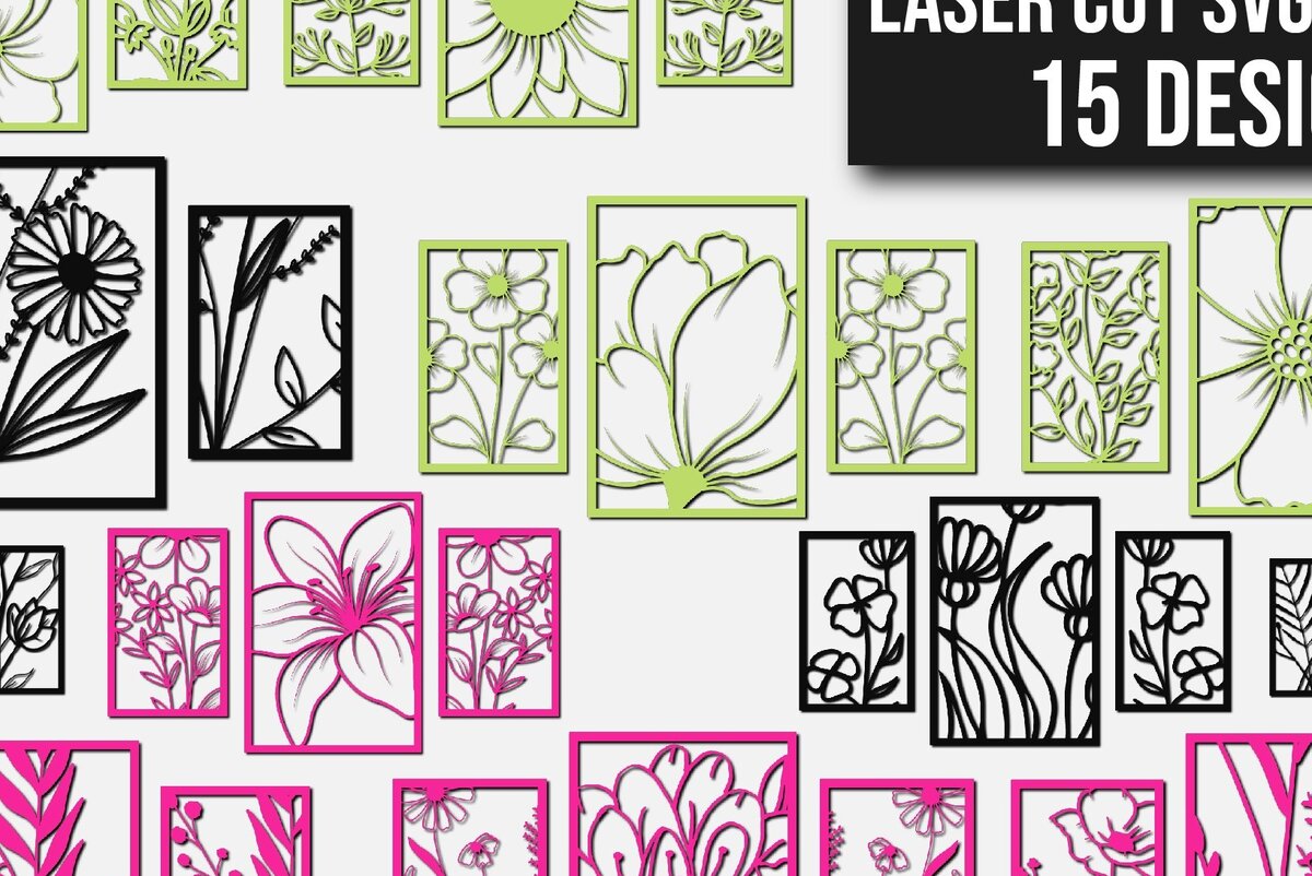 Intra απο ξύλο plywood  Χρώμα wenge 3mm-4mm πάχος - Διακόσμηση τοίχου με λουλούδια Bundle Δίασταση 30x20 cm INTRAFABR-11573958