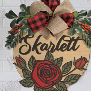 Intra απο ξύλο plywood  Χρώμα wenge 3mm-4mm πάχος - Πλακέτα τοίχου Floral | CNC Δίασταση 30x20 cm INTRAFABR-70939059