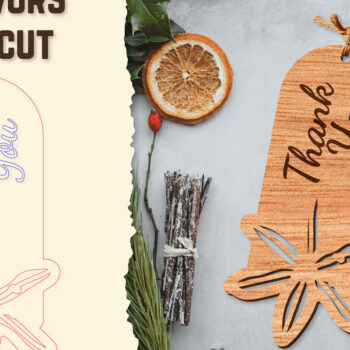 Intra απο ξύλο plywood  Χρώμα wenge 3mm-4mm πάχος - Floral Wood Tag Favors Lasercut Δίασταση 20x20 cm INTRAFABR-79043827 - Image 1