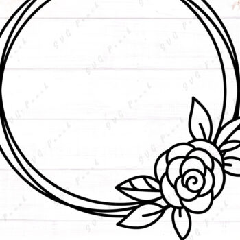 Intra απο ξύλο plywood Χρώμα wenge 3mm-4mm πάχος - Floral στεφάνι Δίασταση 20x25 cm INTRAFABR-117805419 - Image 1