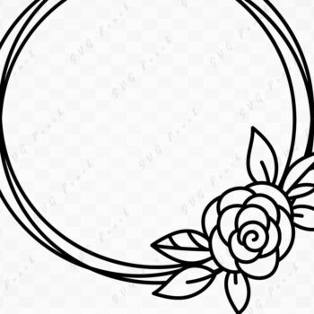 Intra απο ξύλο plywood Χρώμα wenge 3mm-4mm πάχος - Floral στεφάνι Δίασταση 20x25 cm INTRAFABR-117805419 - Image 2