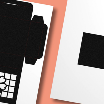 Intra απο ξύλο plywood  Χρώμα wenge 3mm-4mm πάχος - Πρότυπο ορθογώνιου κιβωτίου αποκοπής Floret Δίασταση 10x8 cm INTRAFABR-15725849 - Image 1