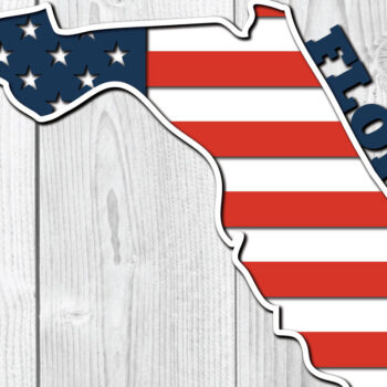 Intra απο ξύλο plywood Χρώμα wenge 3mm-4mm πάχος - Φλόριντα ΗΠΑ 3d Flag Paper cut Δίασταση 1200x1200 cm INTRAFABR-123629890 - Image 1