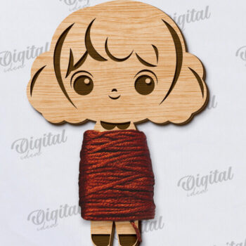 Intra απο ξύλο plywood Χρώμα wenge 3mm-4mm πάχος - Floss Bobbin Δίασταση 30x20 cm INTRAFABR-97019285 - Image 1