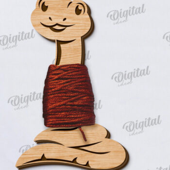 Intra απο ξύλο plywood Χρώμα wenge 3mm-4mm πάχος - Floss Bobbin Δίασταση 30x20 cm INTRAFABR-97019069 - Image 1