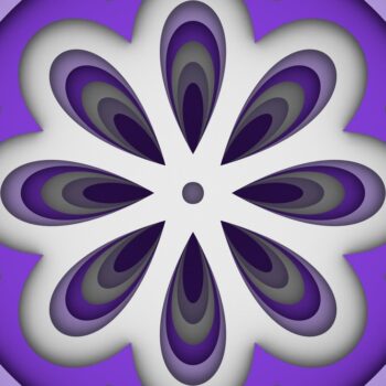 Intra απο ξύλο plywood Χρώμα wenge 3mm-4mm πάχος - Flower 3D Layered Paper Cut, 3D Flower Δίασταση 30x30 cm INTRAFABR-125248377 - Image 10