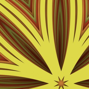Intra απο ξύλο plywood  Χρώμα wenge 3mm-4mm πάχος - Flower 3D Layered Paper Cut, Flower 3D Δίασταση 30x30 cm INTRAFABR-112846696 - Image 7