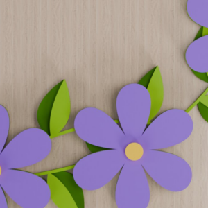 Intra απο ξύλο plywood  Χρώμα wenge 3mm-4mm πάχος - Λουλούδι 3d Χαρτί Δίασταση 20x25 cm INTRAFABR-69092763