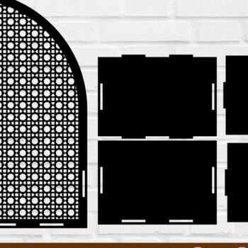 Intra απο ξύλο plywood  Χρώμα wenge 3mm-4mm πάχος - Καλάθι λουλουδιών για Δίασταση 20x20 cm INTRAFABR-69257757 - Image 3