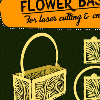 Intra απο ξύλο plywood  Χρώμα wenge 3mm-4mm πάχος - Καλάθι λουλουδιών για Δίασταση 30x20 cm INTRAFABR-27570248 - Image 1