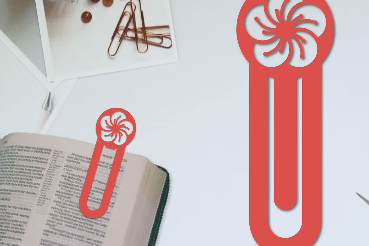 Intra απο ξύλο plywood  Χρώμα wenge 3mm-4mm πάχος - Λουλούδι σελιδοδείκτης Χαρτοκόψιμο με λέιζερ Δίασταση 5x20 cm INTRAFABR-123552585