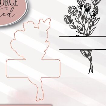 Intra απο ξύλο plywood  Χρώμα wenge 3mm-4mm πάχος - Πινακίδα ονόματος μπουκέτο λουλουδιών Δίασταση 6x6 cm INTRAFABR-120864636 - Image 2