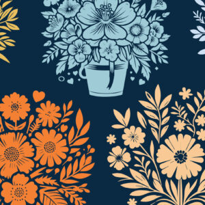 Intra απο ξύλο plywood  Χρώμα wenge 3mm-4mm πάχος - Μπουκέτο λουλουδιών Πακέτο Δίασταση 20x20 cm INTRAFABR-74729606