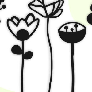 Intra απο ξύλο plywood  Χρώμα wenge 3mm-4mm πάχος - Ανθοδέσμη Αρχεία για Δίασταση 20x20 cm INTRAFABR-123524917