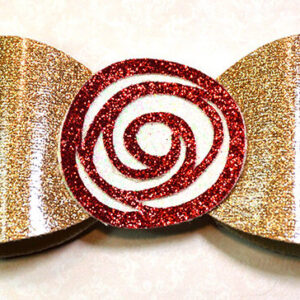 Intra απο ξύλο plywood  Χρώμα wenge 3mm-4mm πάχος - Πρότυπο φιόγκων λουλουδιών Δίασταση 20x20 cm INTRAFABR-122880485