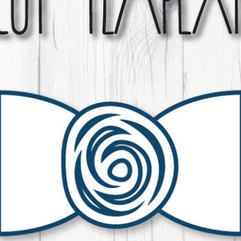 Intra απο ξύλο plywood  Χρώμα wenge 3mm-4mm πάχος - Πρότυπο φιόγκων λουλουδιών Δίασταση 20x20 cm INTRAFABR-122880485 - Image 2