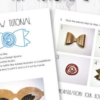 Intra απο ξύλο plywood  Χρώμα wenge 3mm-4mm πάχος - Πρότυπο φιόγκων λουλουδιών Δίασταση 20x20 cm INTRAFABR-122880485 - Image 3