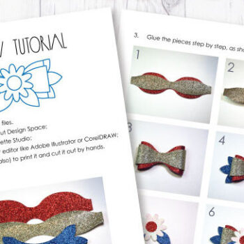 Intra απο ξύλο plywood  Χρώμα wenge 3mm-4mm πάχος - Πρότυπο φιόγκων λουλουδιών Δίασταση 20x20 cm INTRAFABR-117705782 - Image 3