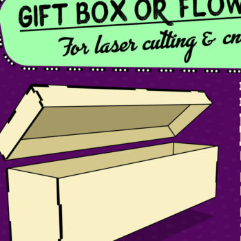 Intra απο ξύλο plywood  Χρώμα wenge 3mm-4mm πάχος - Κουτί λουλουδιών ή κουτί δώρου για Δίασταση 30x20 cm INTRAFABR-121235183 - Image 1