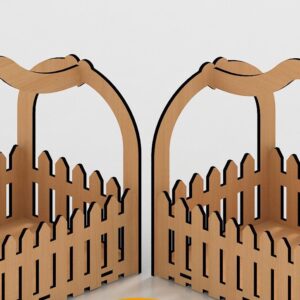 Intra απο ξύλο plywood  Χρώμα wenge 3mm-4mm πάχος - Κουτί λουλουδιών διανυσματικά αρχεία Κουτί δώρου λουλουδιών Δίασταση 30x20 cm INTRAFABR-121235211