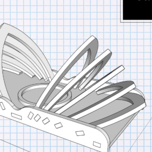 Intra απο ξύλο plywood  Χρώμα wenge 3mm-4mm πάχος - Λουλούδι Κηροπήγιο, , Δίασταση 20x20 cm INTRAFABR-97155181