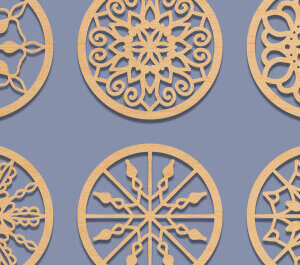 Intra απο ξύλο plywood  Χρώμα wenge 3mm-4mm πάχος - Σουβέρ λουλουδιών Δίασταση 40x50 cm INTRAFABR-123247734