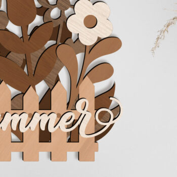 Intra απο ξύλο plywood  Χρώμα wenge 3mm-4mm πάχος - Πρότυπα διακοσμητικά καλάθια λουλουδιών Δίασταση 17x13 cm INTRAFABR-124955982 - Image 5