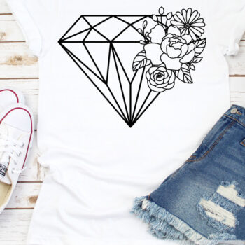 Intra απο ξύλο plywood Χρώμα wenge 3mm-4mm πάχος - Flower Diamond Δίασταση 20x20 cm INTRAFABR-33286075 - Image 2