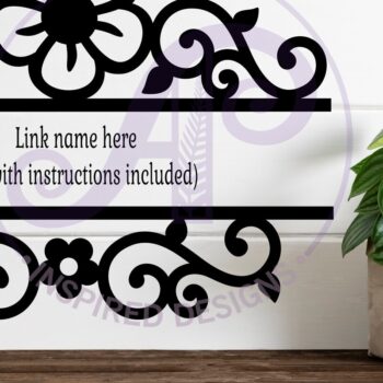 Intra απο ξύλο plywood  Χρώμα wenge 3mm-4mm πάχος - Flower Flourish Design Όνομα Σήμα Δίασταση 30x20 cm INTRAFABR-103397406 - Image 3