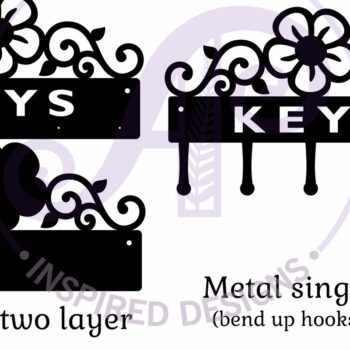 Intra απο ξύλο plywood  Χρώμα wenge 3mm-4mm πάχος - Flower Flourish Home Σχέδια κλειδαριάς Δίασταση 30x20 cm INTRAFABR-103397439 - Image 3