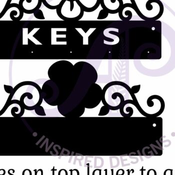 Intra απο ξύλο plywood  Χρώμα wenge 3mm-4mm πάχος - Flower Flourish Home Σχέδια κλειδαριάς Δίασταση 30x20 cm INTRAFABR-103397439 - Image 4