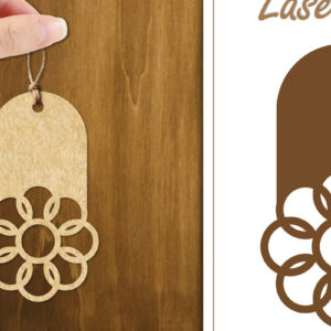 Intra απο ξύλο plywood  Χρώμα wenge 3mm-4mm πάχος - Ετικέτες δώρου λουλουδιών | Ετικέτες Δίασταση 30x20 cm INTRAFABR-103765388