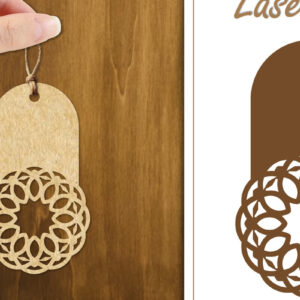 Intra απο ξύλο plywood  Χρώμα wenge 3mm-4mm πάχος - Ετικέτες δώρου λουλουδιών | Ετικέτες Δίασταση 30x20 cm INTRAFABR-103836032