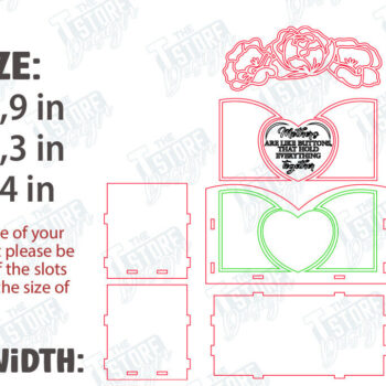 Intra απο ξύλο plywood  Χρώμα wenge 3mm-4mm πάχος - Πακέτο λουλουδιών | Σετ κουτιά λουλουδιών Δίασταση 20x20 cm INTRAFABR-25883503 - Image 2