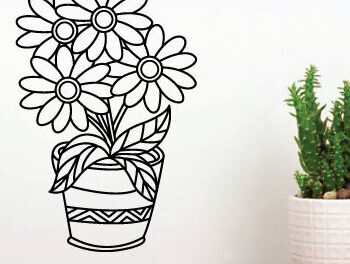 Intra απο ξύλο plywood Χρώμα wenge 3mm-4mm πάχος - Flower File 3d Wall Art Δίασταση 40x50 cm INTRAFABR-75082766 - Image 2