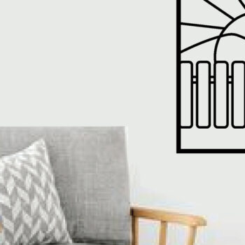 Intra απο ξύλο plywood  Χρώμα wenge 3mm-4mm πάχος - Πακέτο τέχνης τοίχου με λουλούδια κομμένα με λέιζερ Δίασταση 40x50 cm INTRAFABR-103064141 - Image 4