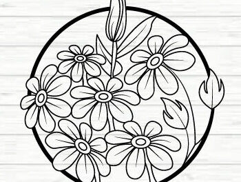 Intra απο ξύλο plywood  Χρώμα wenge 3mm-4mm πάχος - Πακέτο τέχνης τοίχου με λουλούδια κομμένα με λέιζερ Δίασταση 40x50 cm INTRAFABR-103776993 - Image 2