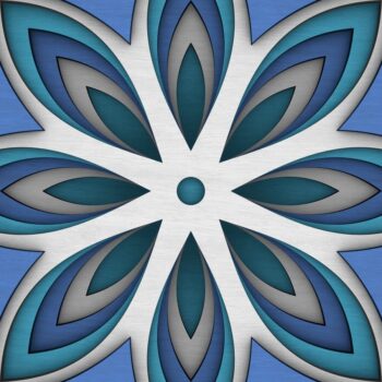 Intra απο ξύλο plywood  Χρώμα wenge 3mm-4mm πάχος - Flower Mandala , Layered Mandala Δίασταση 30x30 cm INTRAFABR-37466686 - Image 10