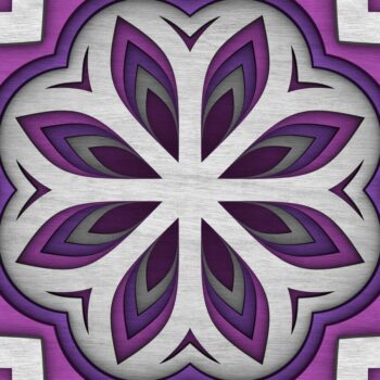 Intra απο ξύλο plywood  Χρώμα wenge 3mm-4mm πάχος - Flower Mandala , Layered Mandala Δίασταση 30x30 cm INTRAFABR-121663834 - Image 10